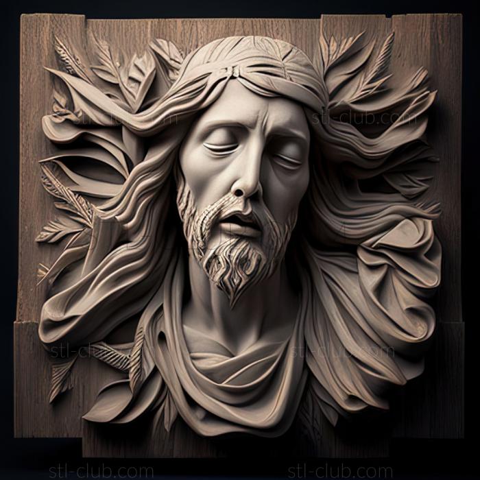 3D model st jesus (STL)